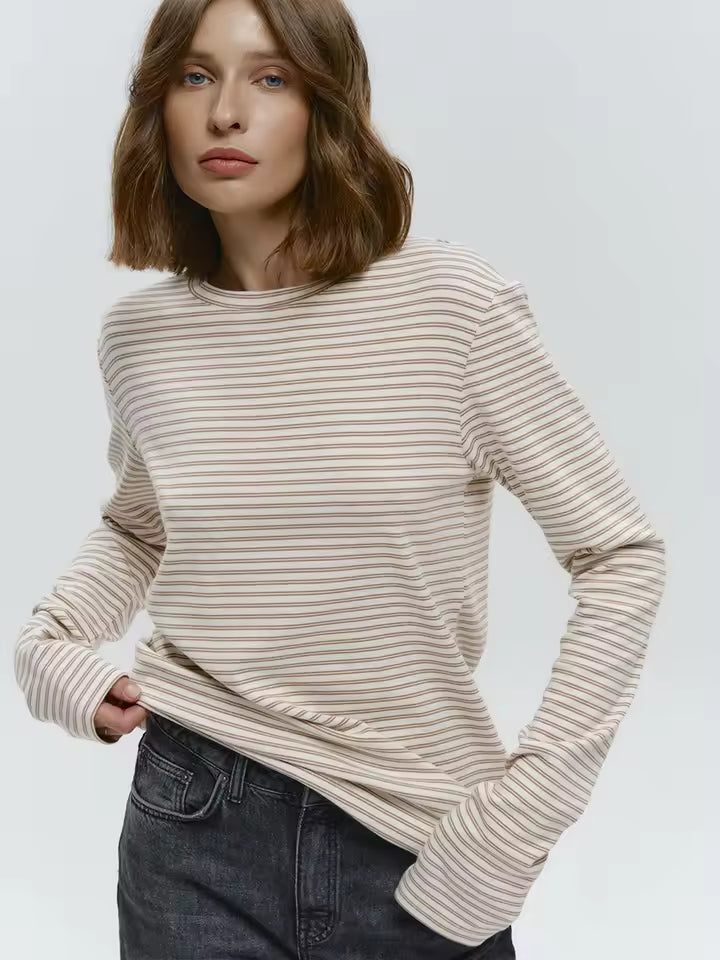 Women’s Striped Long Sleeve Top